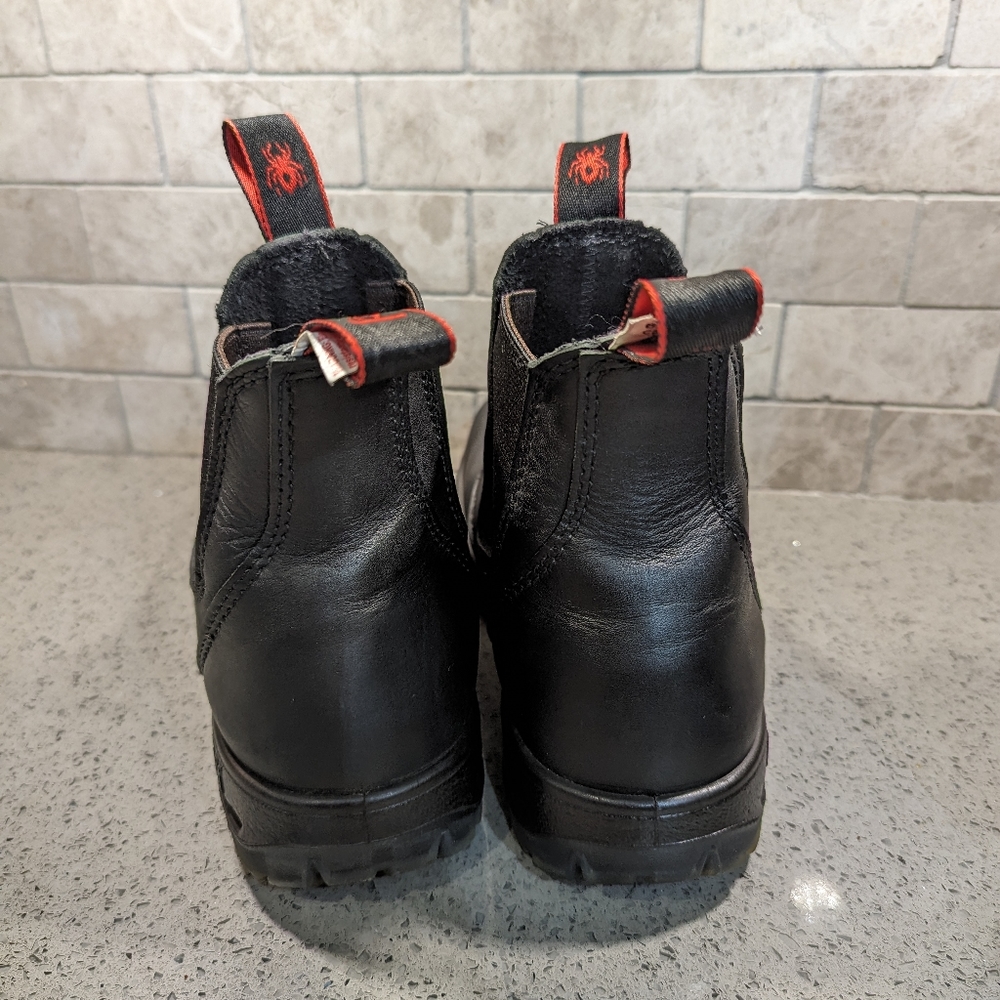REDBACK Bobcat 6" Black Steel Toe Boots Men's Size 6.5EU / 7US - Picture 2 of 7